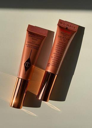 Рідкий румʼяна хайлайтер charlotte tilbury beauty light wand hollywood  мініатюра pinkgasm