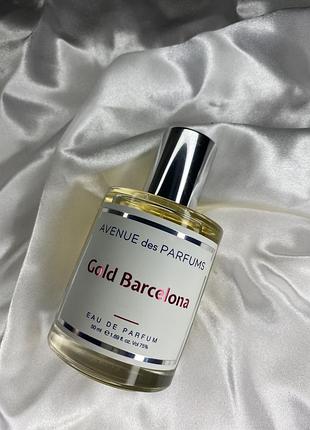 Avenue des parfums gold barcelona парфумована вода жіноча, 50 мл