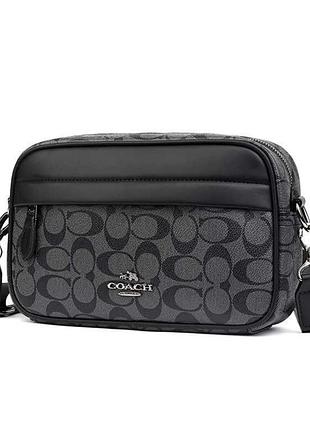 Сумка coach monogramm crossbody bag кросс боди унисекс