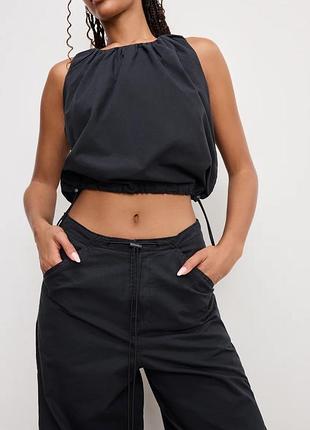 Блуза майка балон zara