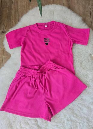 Рожевий костюм для дівчинки