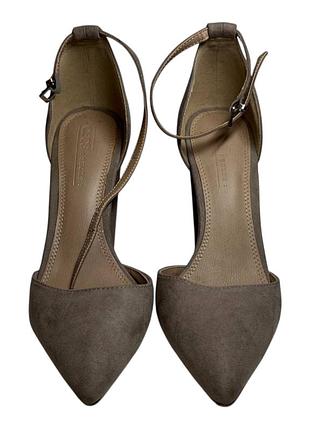 Замшевые туфли на каблуке asos р.38