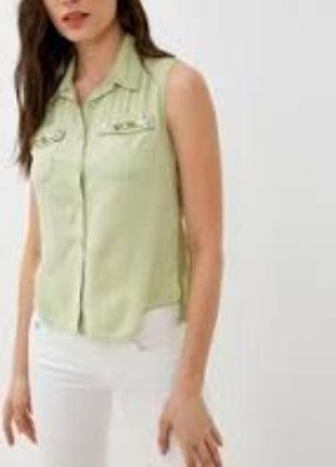 Рубашка безрукавка женская