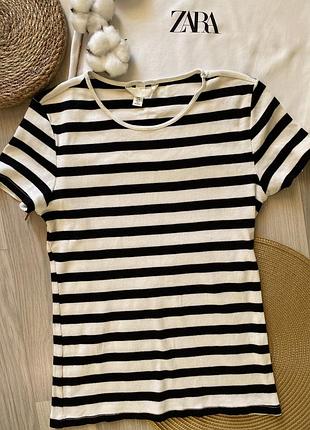 Футболка в смужку h&m розмір м