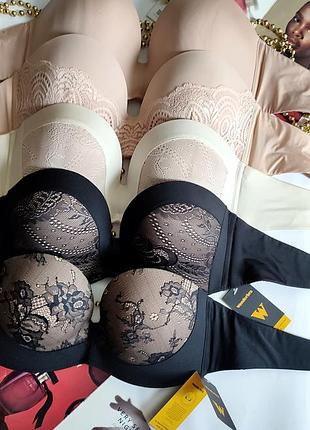Wonderbra 34b 75b бюстгальтер без бритель лапки бандо під сукню вільні плечі