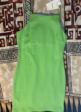 Яскрава жіноча сукня на бретелях, в розмірі s, mng