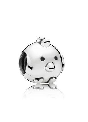 Оригинальный серебряный шарм бусина пандора pandora 791743 100% оригинал курица цыпленок знак года новое с биркой серебро проба 925 ale