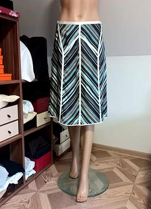 Diane von furstenberg! оригинал! шикарная шелковая юбка/юбка