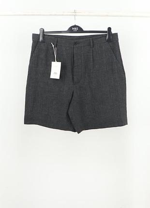 Чоловічі лляні шорти zara