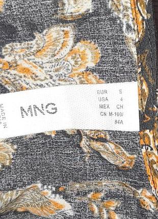 🤩1+1=3 стильная блуза блузка в принт mango, размер 44 - 469 фото