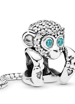 Серебряный шарм пандора  798054cz