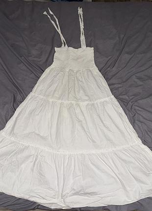 Жіночий сарафан, на завʼязках з бантиками