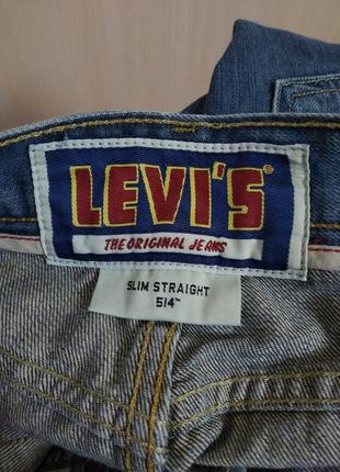 Оригинальные джинсы levis 514 slim straight vintage5 фото