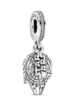 Cеребряный шарм пандора  дисней звездные войны "тысячелетний сокол" 798579c01