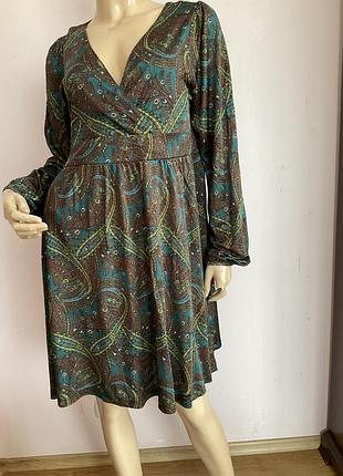 Вискозное стильное платье/ l/ xl/brend h&m