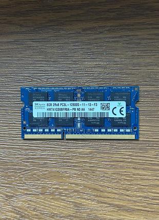 Пам'ять hynix 8gb ddr3-1600 so-dimm pc3l-12800s 1.35v/1.5v (hmt41gs6bfr8a-pb)