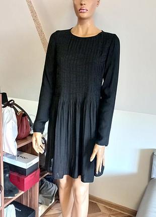 Zadig&amp;voltaire! оригинал! легкое черное платье платье