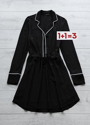 1+1=3 🎁 легкое черное платье от allsaints