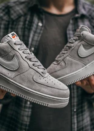 Nike air force lou luxury suede grey 🆕шикарные кроссовки найк🆕купить наложенный платёж