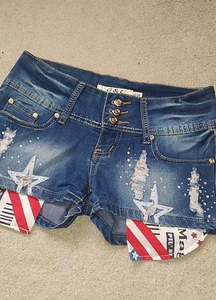 Джинсовые шорты g&l jeans