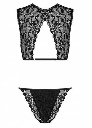 Комплект мереживний obsessive elisetta set 4