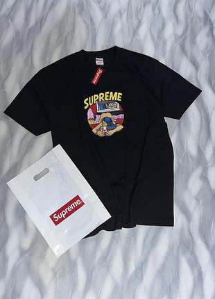 Тишка футболка supreme с девочкой bape cortez — цена 2609 грн в