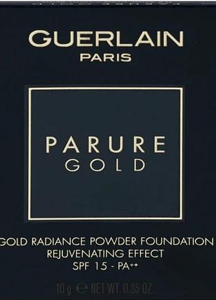 Guerlain parure gold компактний пудровий тональний засіб - наповнювач