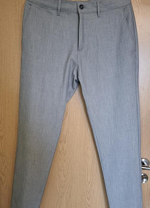 Акция мужские летние брюки zara slim fit чинос light grey размер 305 фото