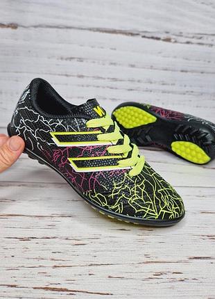 35р 23см детские сороконожки для футбола walked creampon туречня n026 black