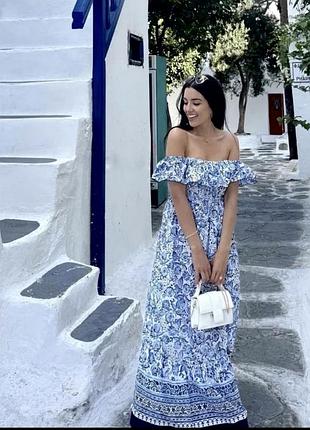 Женское платье макси zara