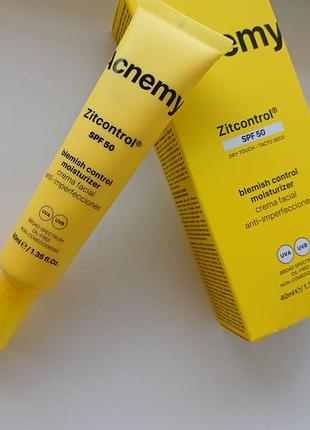 Acnemy zitcontrol spf 50 солнцезащитный крем spf 50