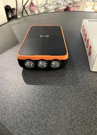 Солнечный power bank ibattery l3sw c беспроводной зарядкой qi 38 800 ma