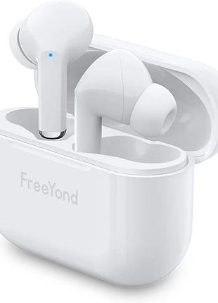 Беспроводные наушники freeyond pods1 tws bluetooth 5.3, enc, 30 часов автономной работы, ipx4, белые
