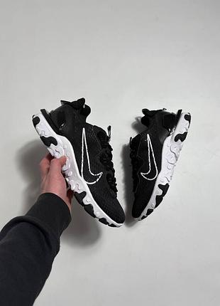 Кроссовки nike react в черном цвете