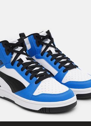 Высокие баскетбольные кроссовки кеды puma rebound v6 в идеальном состоянии 39 размер
