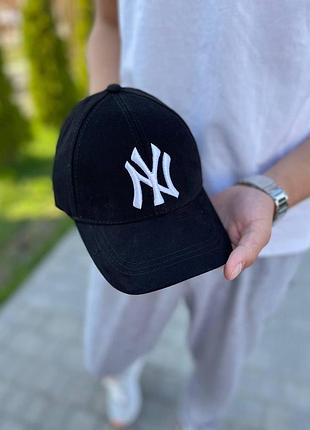 Универсальная коттоновая кепка с вышивкой new york yankees сендек йорк качественная на застежке