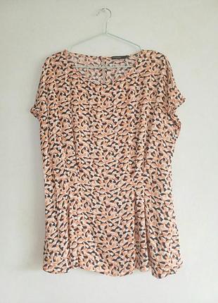Легка блуза топ із віскози autograph marks&spencer р.16 uk/xl