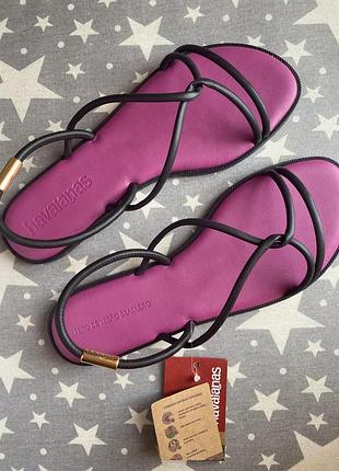 Сандалі жіночі havaianas рожеві 38/39 розмір