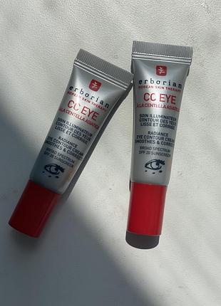 Тонуючий крем для очей erborian cc eye radiance contour cream spf 20