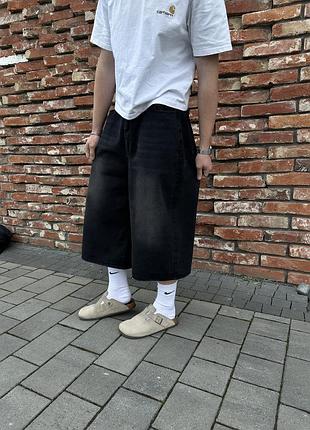 Широкі джинсові шорти baggy rap shorts jorts jaded stussy sk8 rap реп