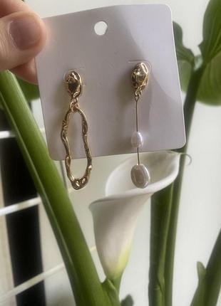 Серьги асимметричные 4