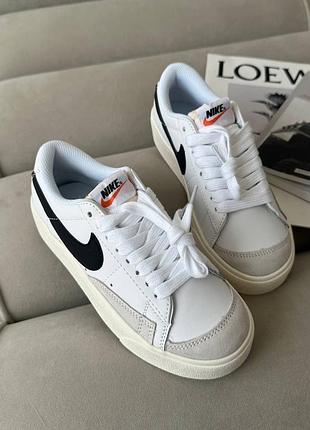 Кроссовки женские nike blazer platform white