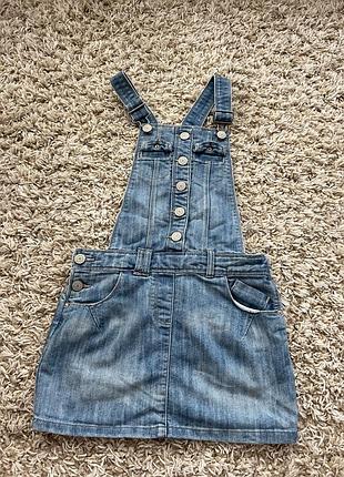 Джинсовый сарафан на 10-11 років