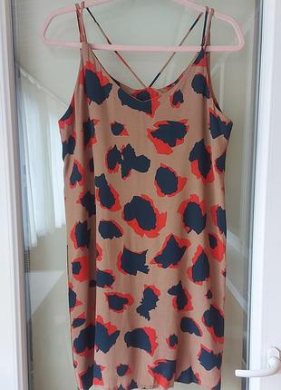 Сарафан в леопардовый принт