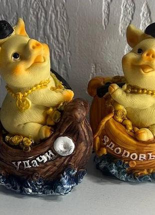 🧡 набір керамічних копілок “удача і здоров’я”
