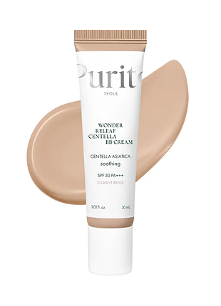 Purito cica clearing bb cream бб крем 21 light beige 23 natural beige