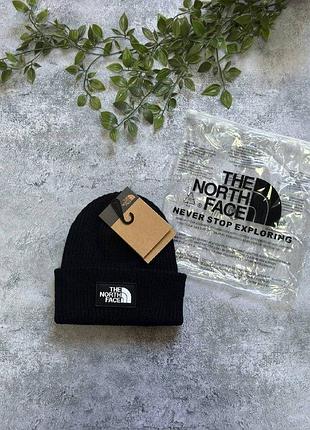 Шапка The North Face черная шапка The North Face универсальная мужская шапочка tnf шапка тнф шапочка норс фейс
