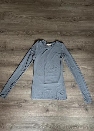 Лонгслів h&m з шовком у складі в стилі скімс, стан ідеал, розмір с