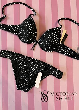Роздільний купальник з пуш-ап victoria's secret