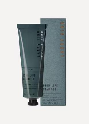 Відновлюючий шампунь larry king hair good life shampoo refill 100ml